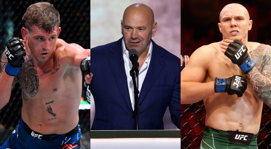 Dana White Reacts As Brendan Allen and Marvin Vettori Brawl