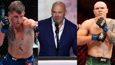 Dana White Reacts As Brendan Allen and Marvin Vettori Brawl