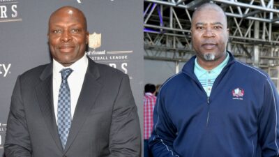 Top five sack leaders in NFL history: Bruce Smith [L] and Chris Doleman [R]