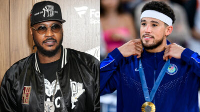 Carmelo Anthony discusses why Jayson Tatum struggled with Team USA while Devin Booker succeeded