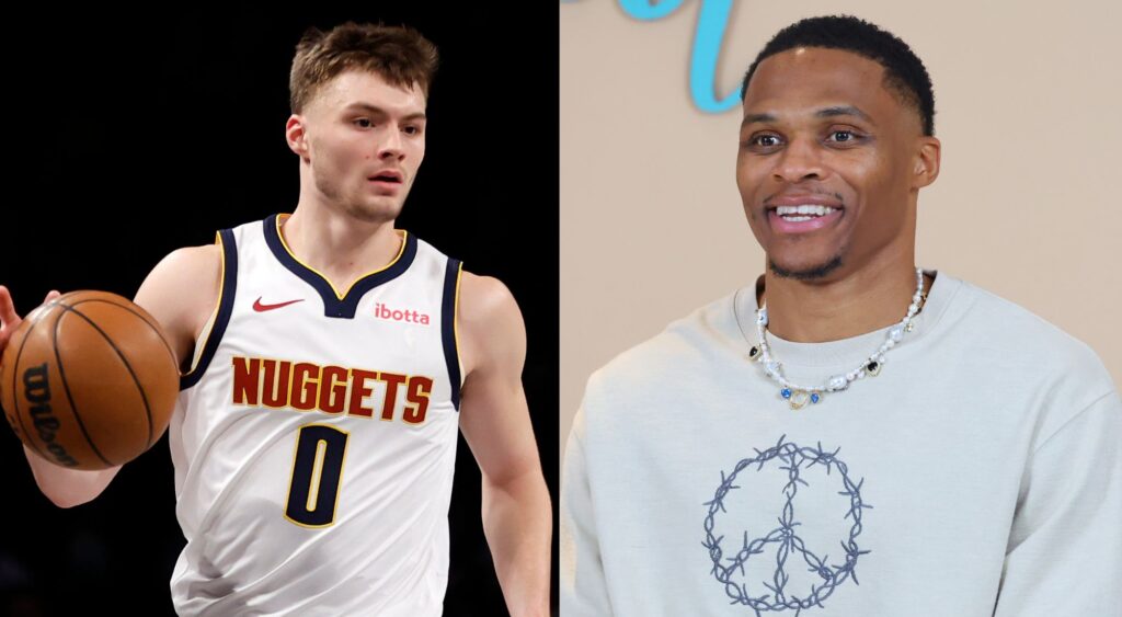 Russell Westbrook defends Christian Braun