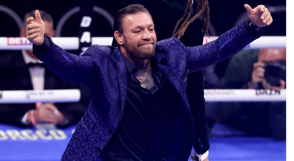 Conor McGregor celebrates his Liquor brand growth