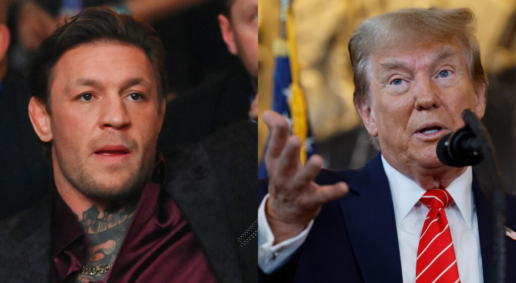 Conor McGregor berates Donald Trump