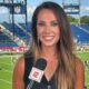 Courtney Cronin reporting from football stadium