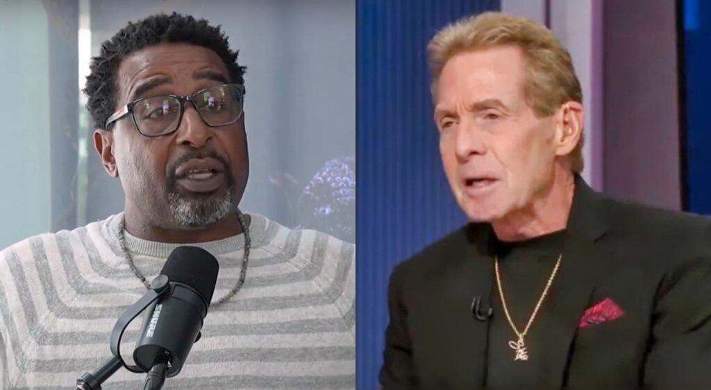 Cris Carter speaks on a podcast and Skip Bayless on his show.