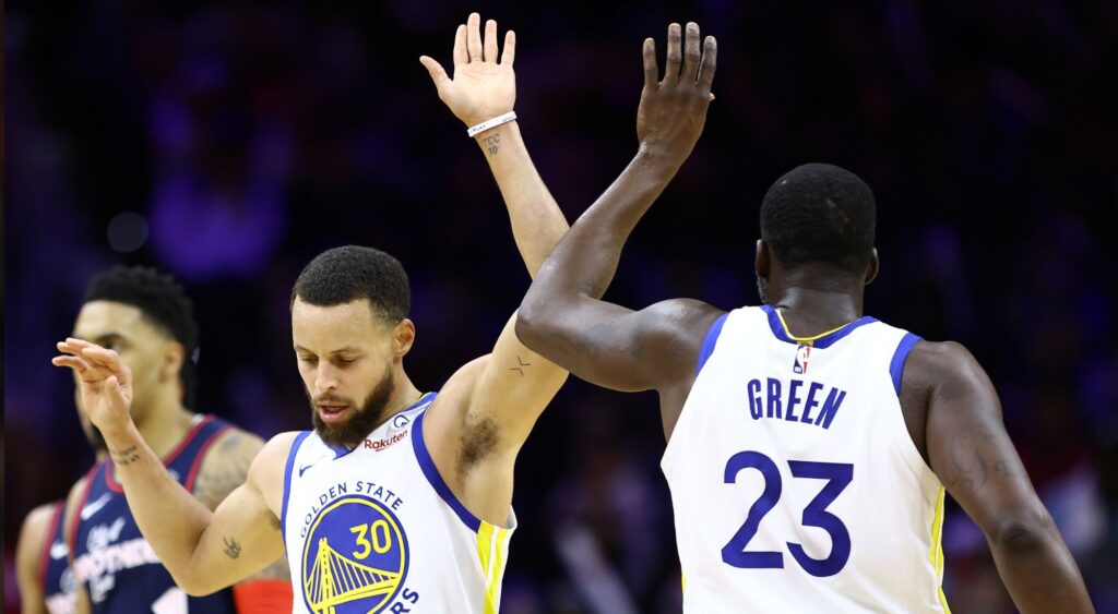 Stephen Curry and Draymond Green are thrilled for Golden State's roster change this offseason