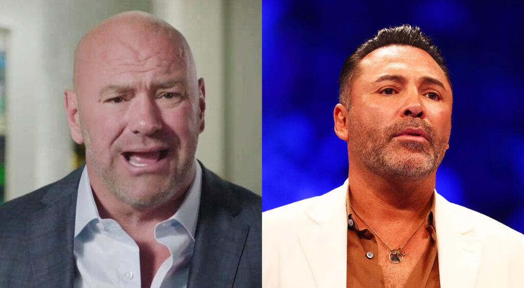 Oscar De La Hoya reveals why he is not friends with Dana White