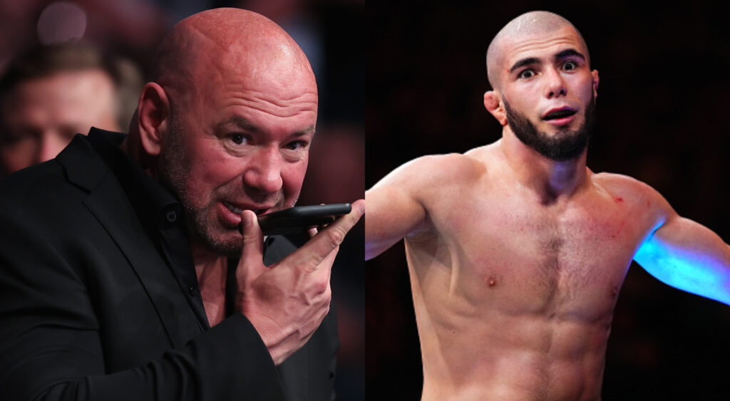 Dana White allegedly accused of Muhammad Mokaev's accident