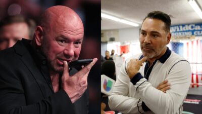 Oscar De La Hoya Mocks UFC head Dana White