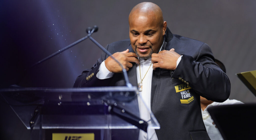 Daniel Cormier does not like the interim lightweight belt idea