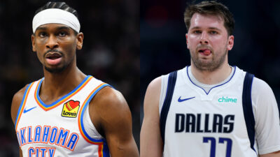 Dereck Lively II responds sharply in four words when choosing between Shai Gilgeous-Alexander and Luka Doncic