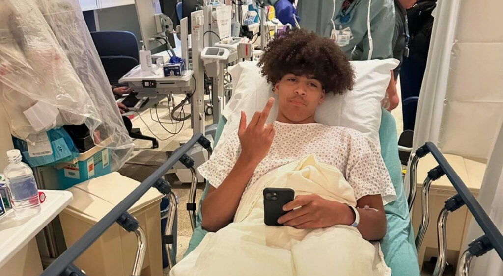 Matt Barnes son in Hospital