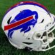 Buffalo Bills helmet on ground