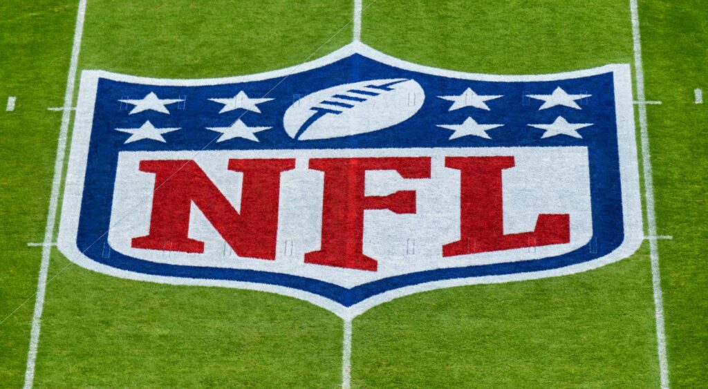 NFL Logo on field