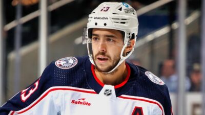 Johnny Gaudreau in uniform