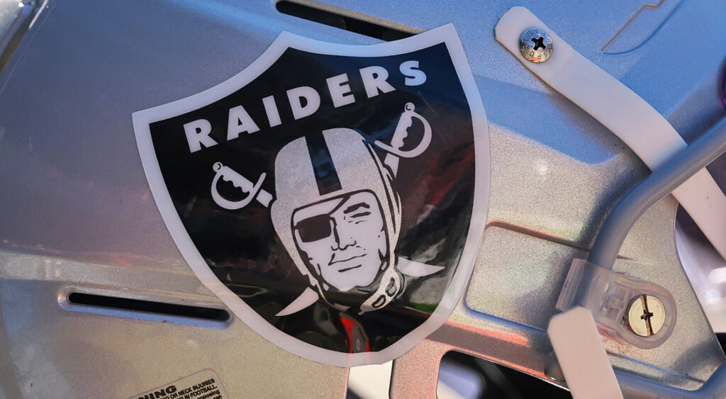 Las Vegas Raiders helmet