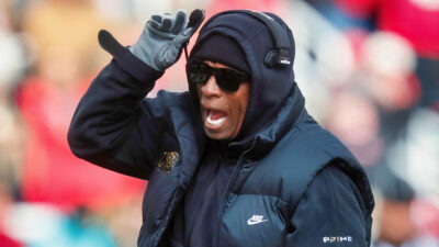 Colorado Buffaloes head coach Deion Sanders