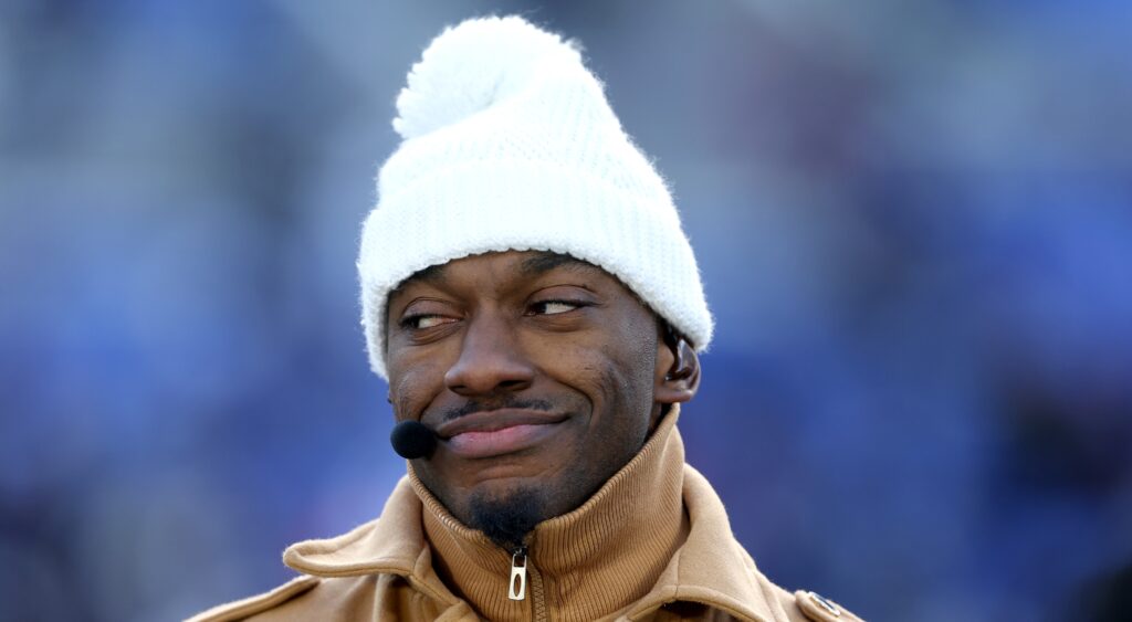 Robert Griffin III during ESPN broadcast