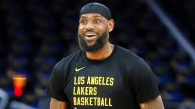 LeBron James smiling