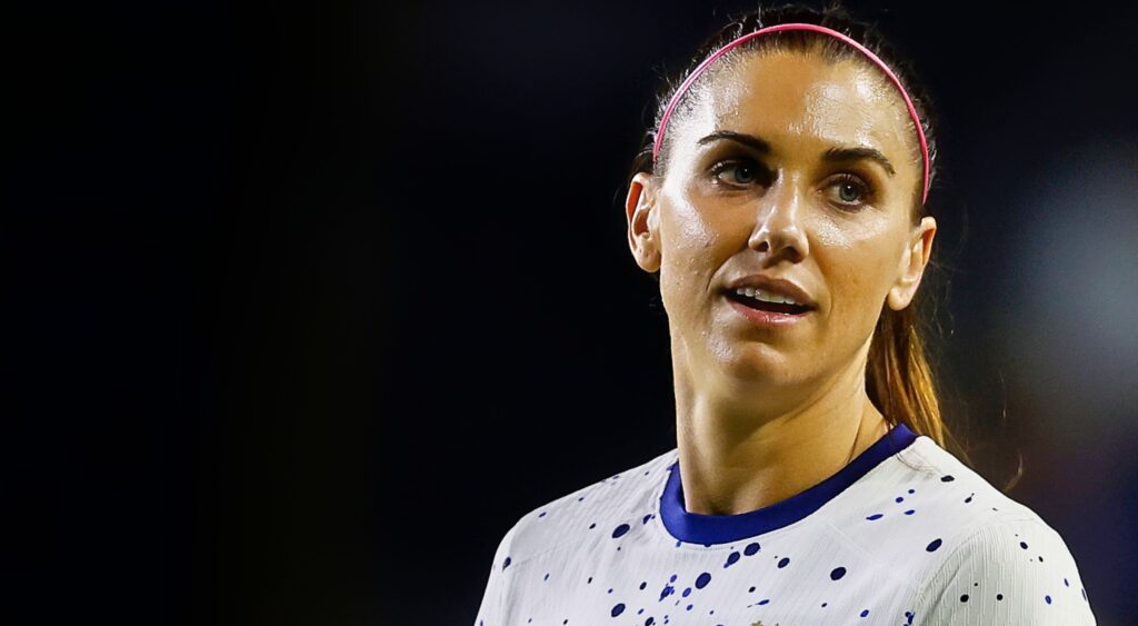 Alex Morgan in uniform