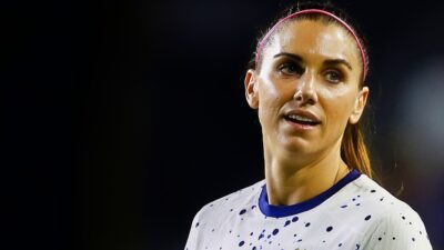 Alex Morgan in uniform