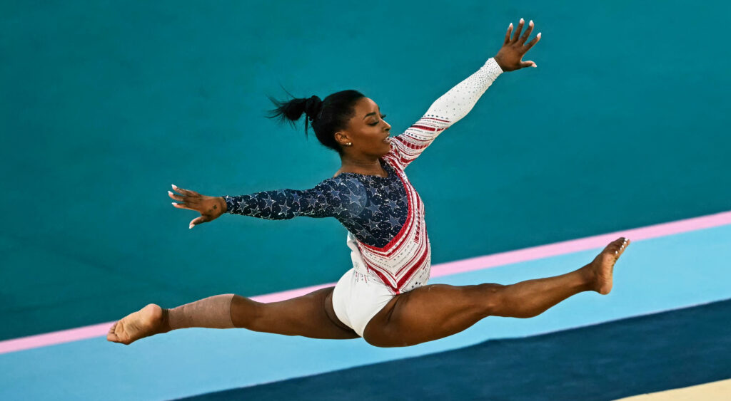 US' Simone Biles 