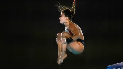 Italy's Maia Biginelli diving