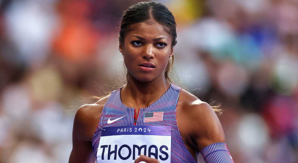 Gabby Thomas at Olympics