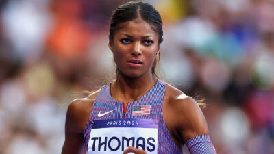 Gabby Thomas at Olympics