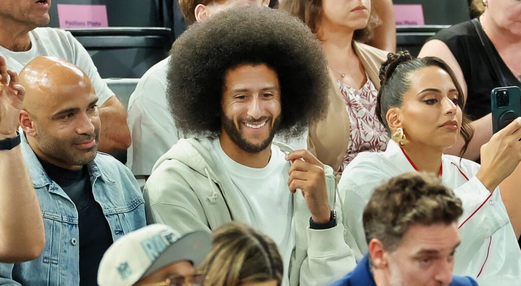 Colin Kaepernick at the Paris Olympics