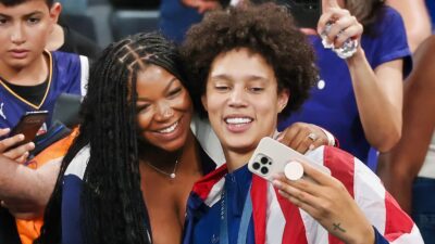 Cherelle Griner posing with Brutney