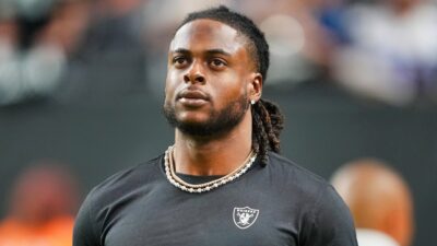 Davante Adams in Raiders gear