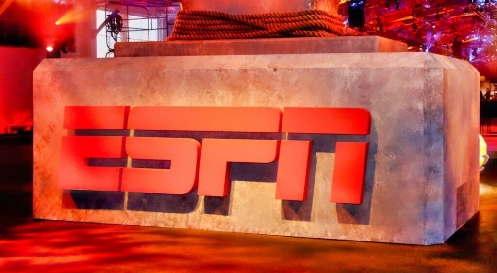 ESPN logo shown on screen.