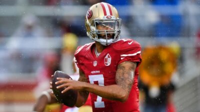 Colin Kaepernick in uniform