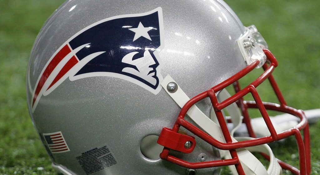 New England Patriots helmet