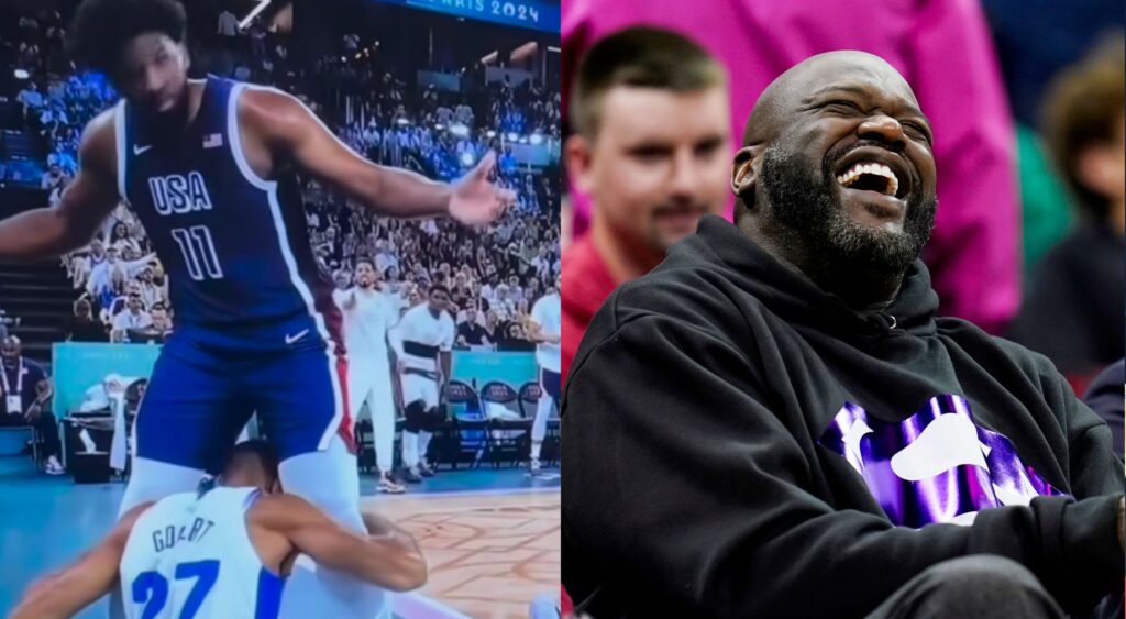 Shaq trolls Rudy Gobert