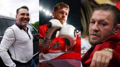 Oscar De La Hoya and Conor McGregor took shot at Canelo Alvarez