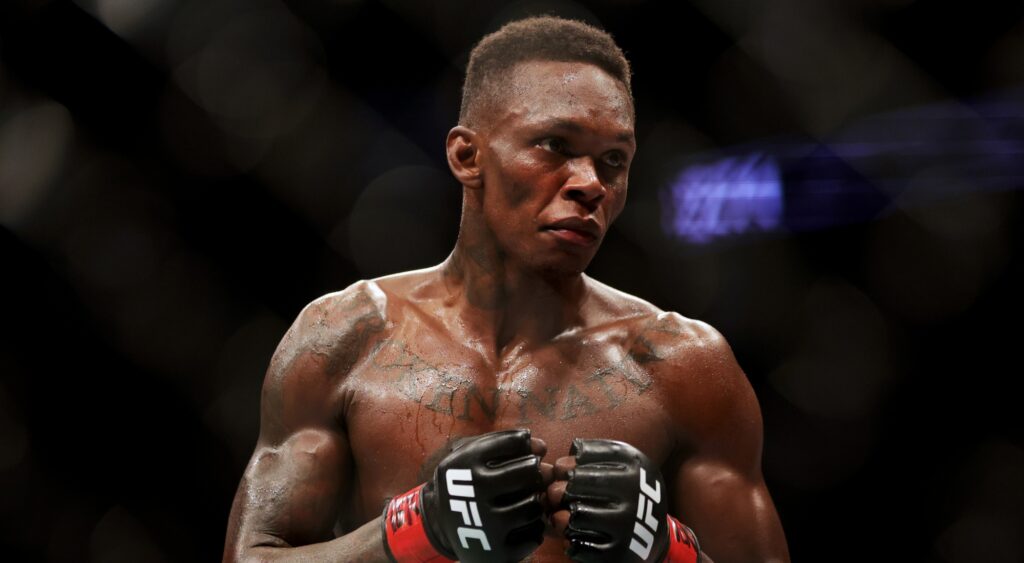 Israel Adesanya emotional 