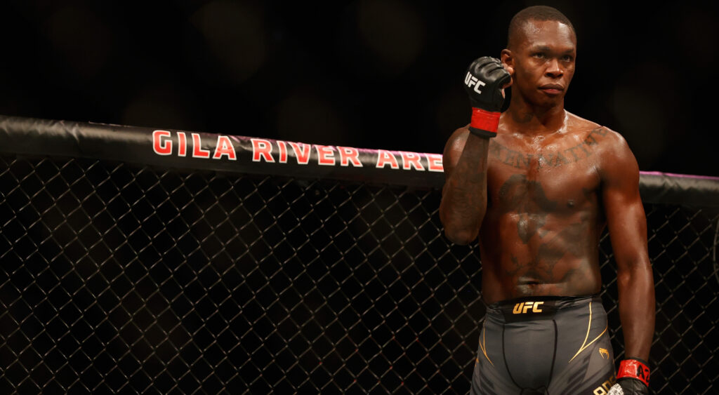 Israel Adesanya reveals physique update