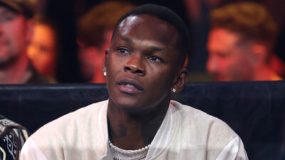 Israel Adesanya At the Fight night event