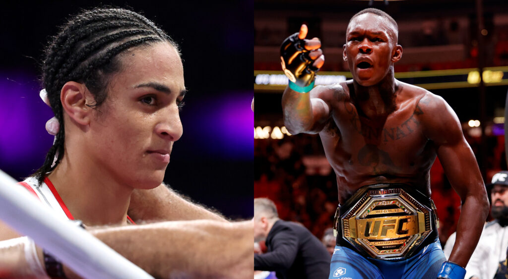 Israel Adesanya goes off on Imane Khelif