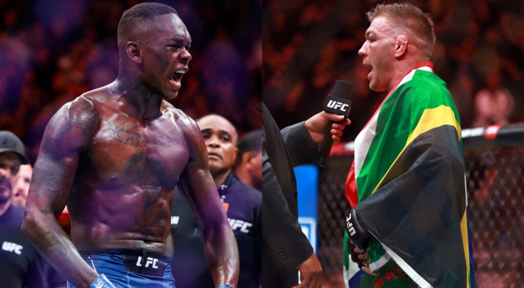 UFC Fans Buzzing Over New Dricus Du Plessis and Israel Adesanya Custom Shorts