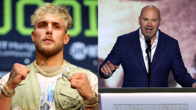 Jake Paul addresses beef with Dana White