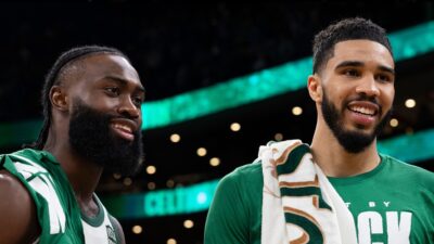 Jaylen Brown speaks about Jayson Tatum's limited playtime in Olympics