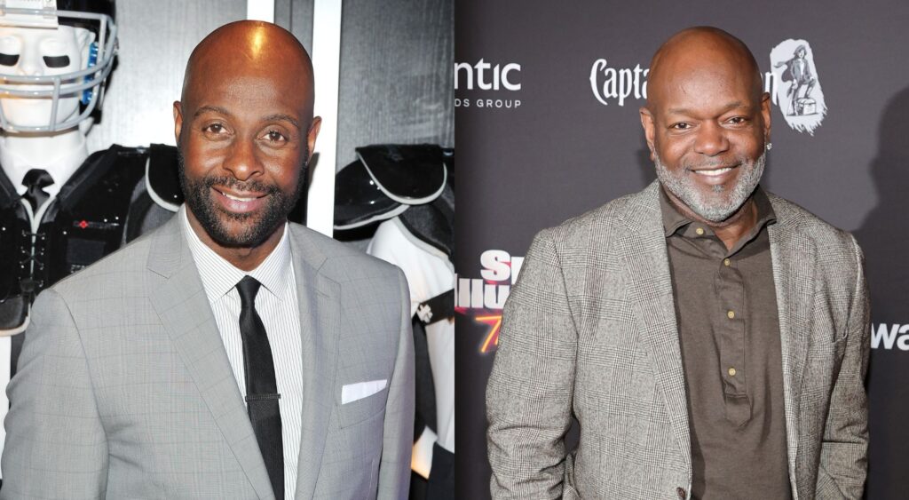 Players with the Most Touchdowns: Jerry Rice[L] and Emmitt Smith [R]