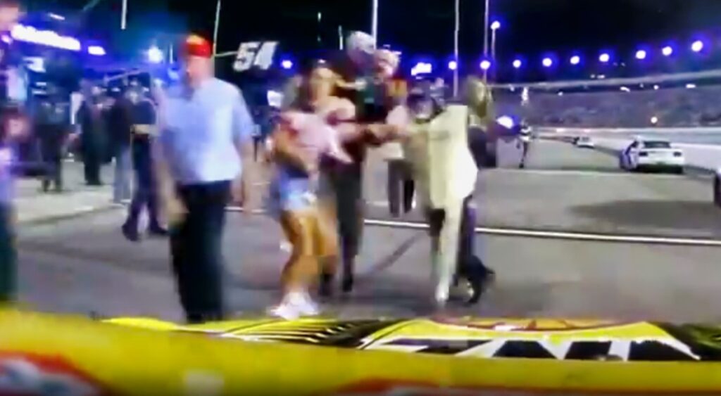 VIDEO Disturbing New Footage Shows Joey Logano Dangerously Using His