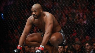 Jon Jones in Octagon