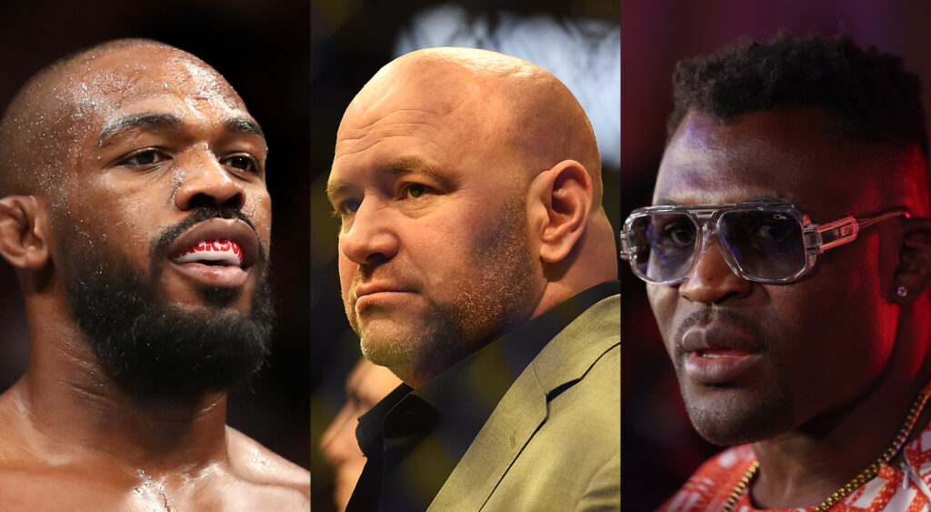 Francis Ngannou dismisses Dana White's claims about Jon Jones fight