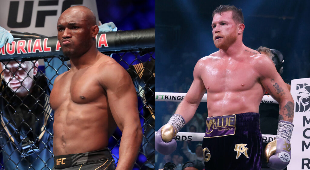 Kamaru Usman and Canelo Alvarez bury the hatchet