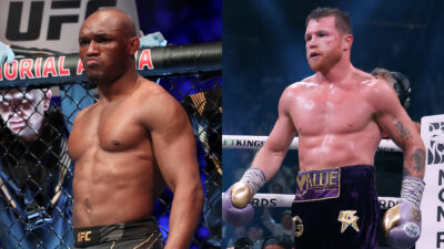 Kamaru Usman and Canelo Alvarez bury the hatchet